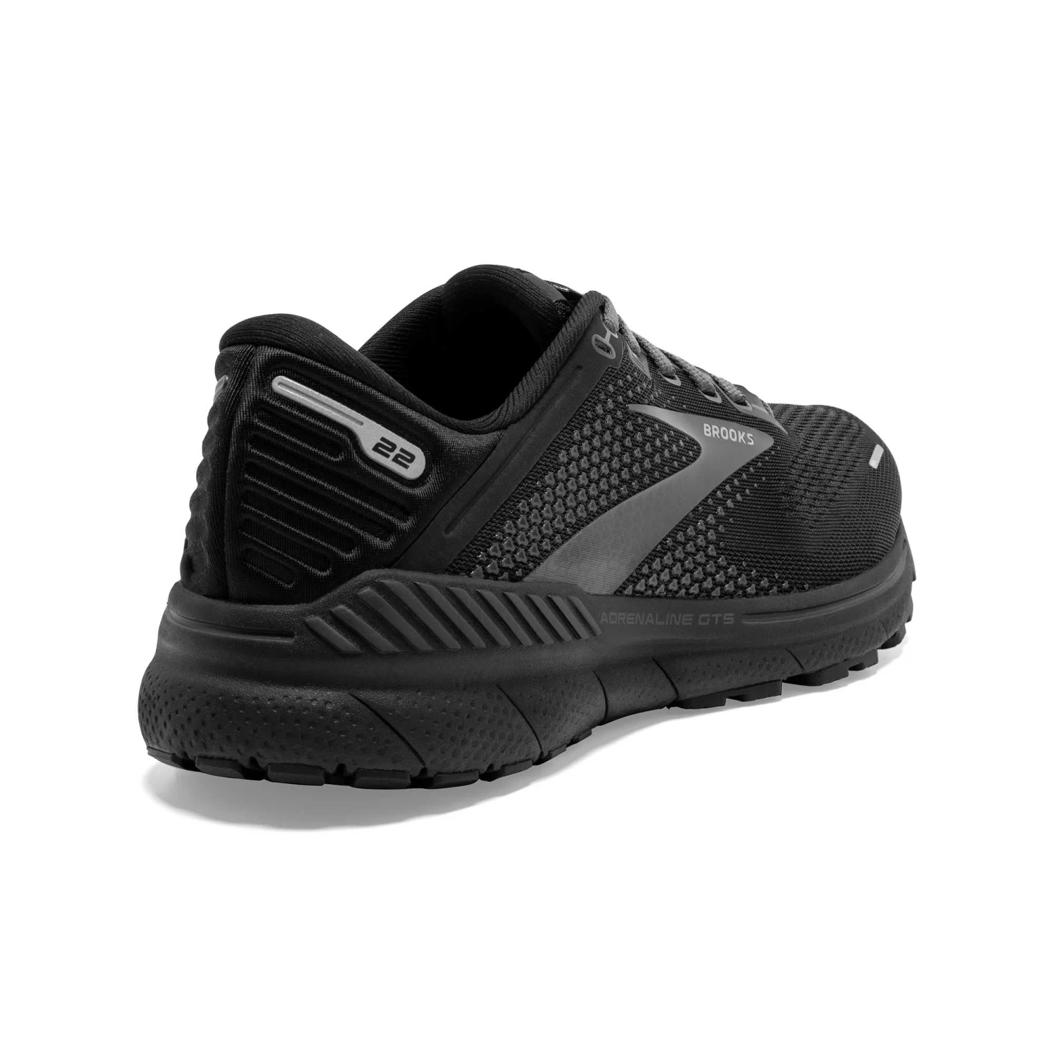 Brooks | Women's Adrenaline GTS 22 Running Shoes - All Black - Image 4