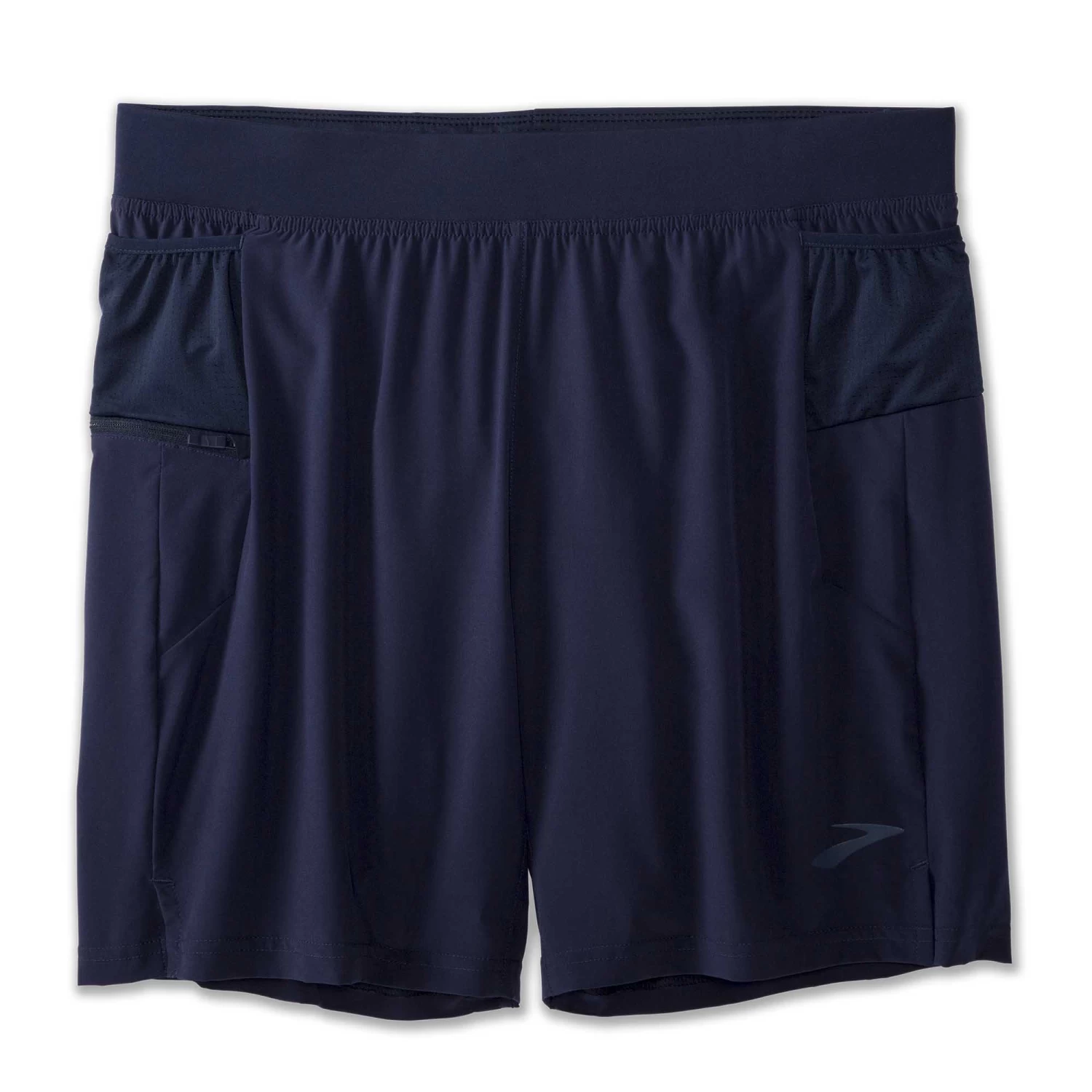 Brooks | Men's Sherpa 7" 2-in-1 Short - Navy - Image 9