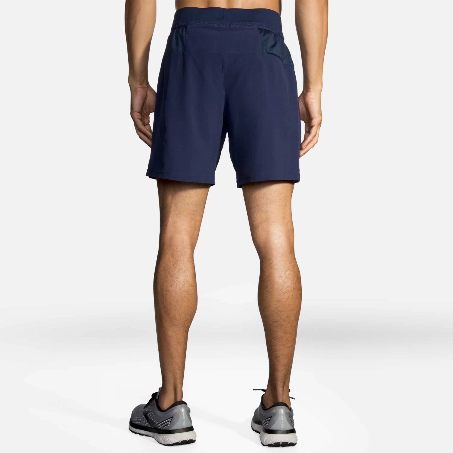 Brooks | Men's Sherpa 7" 2-in-1 Short - Navy - Image 2