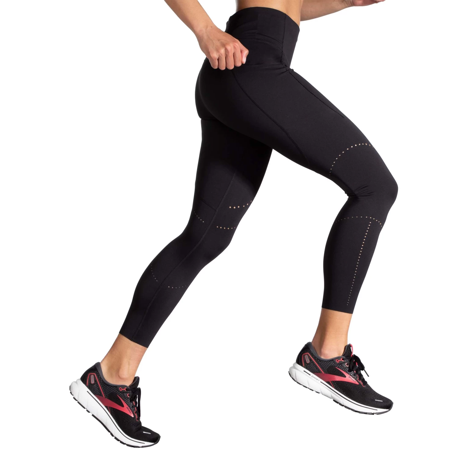 Brooks | Women's Method 7/8 Tight - Black - Image 3