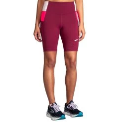Brooks | Women's Method 8" Short Tight - Razzmatazz