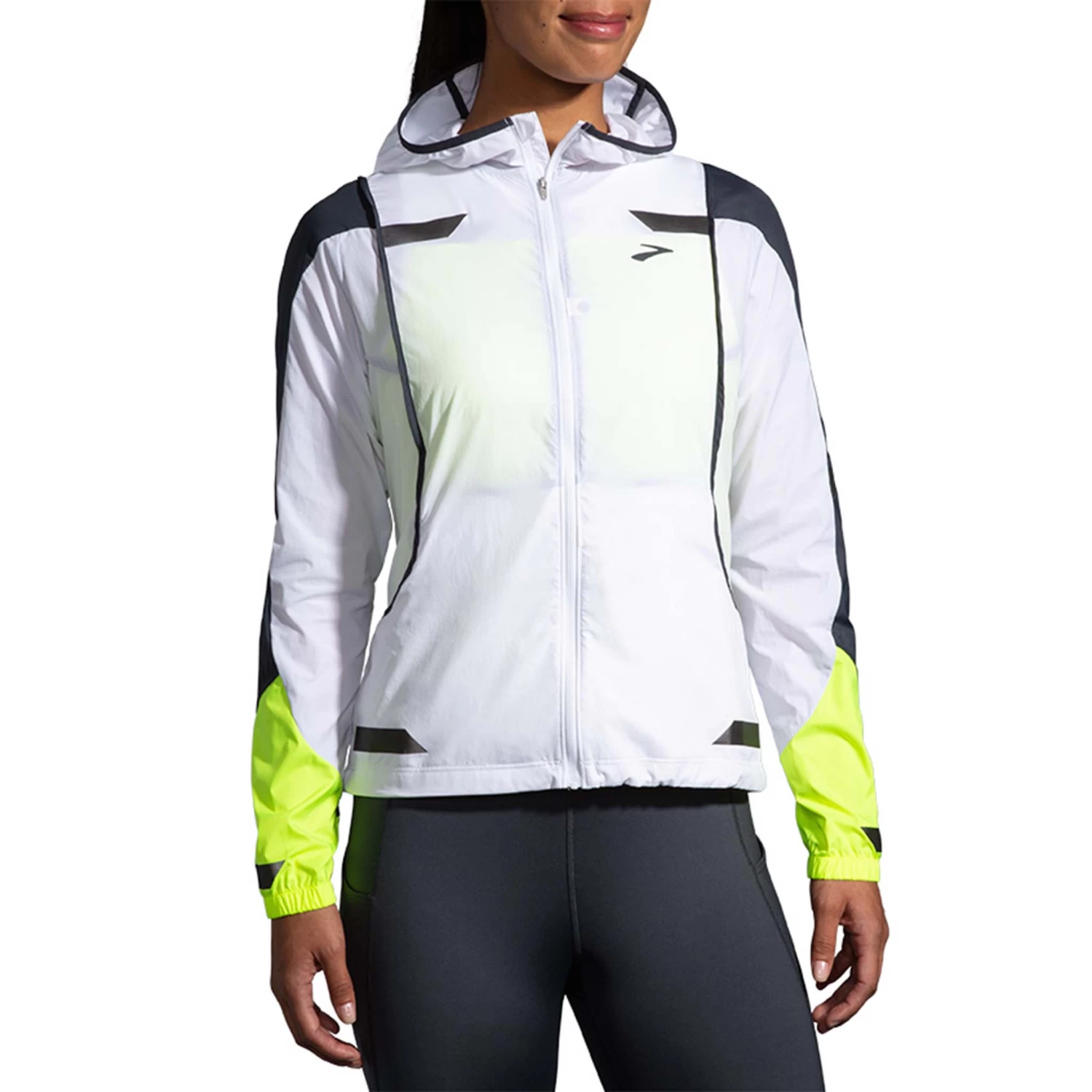 Brooks | Women's Run Visible Convertible Jacket - Image 2