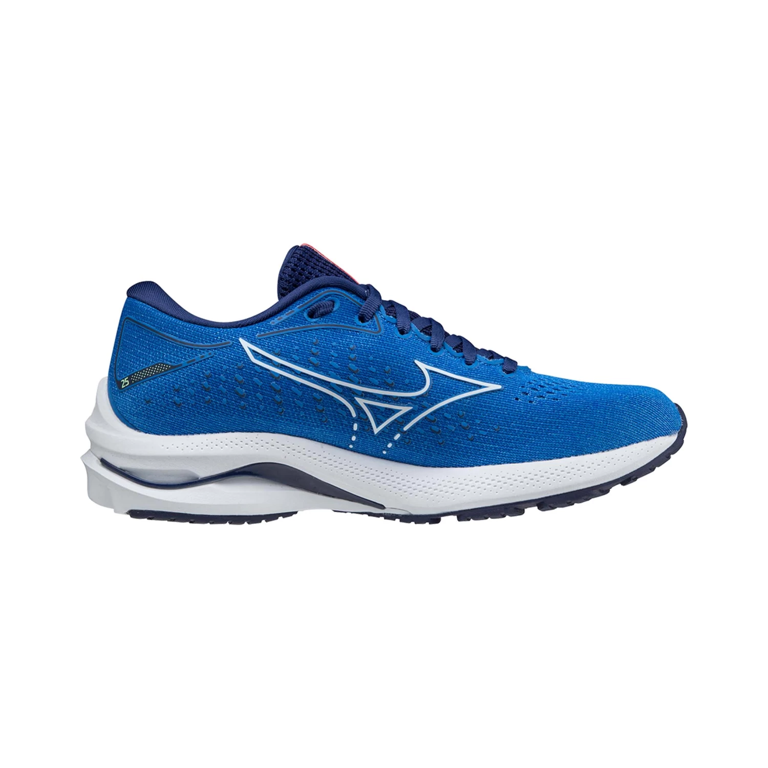 Mizuno | Women's Wave Rider 25 Running Shoes - Blue - Image 3