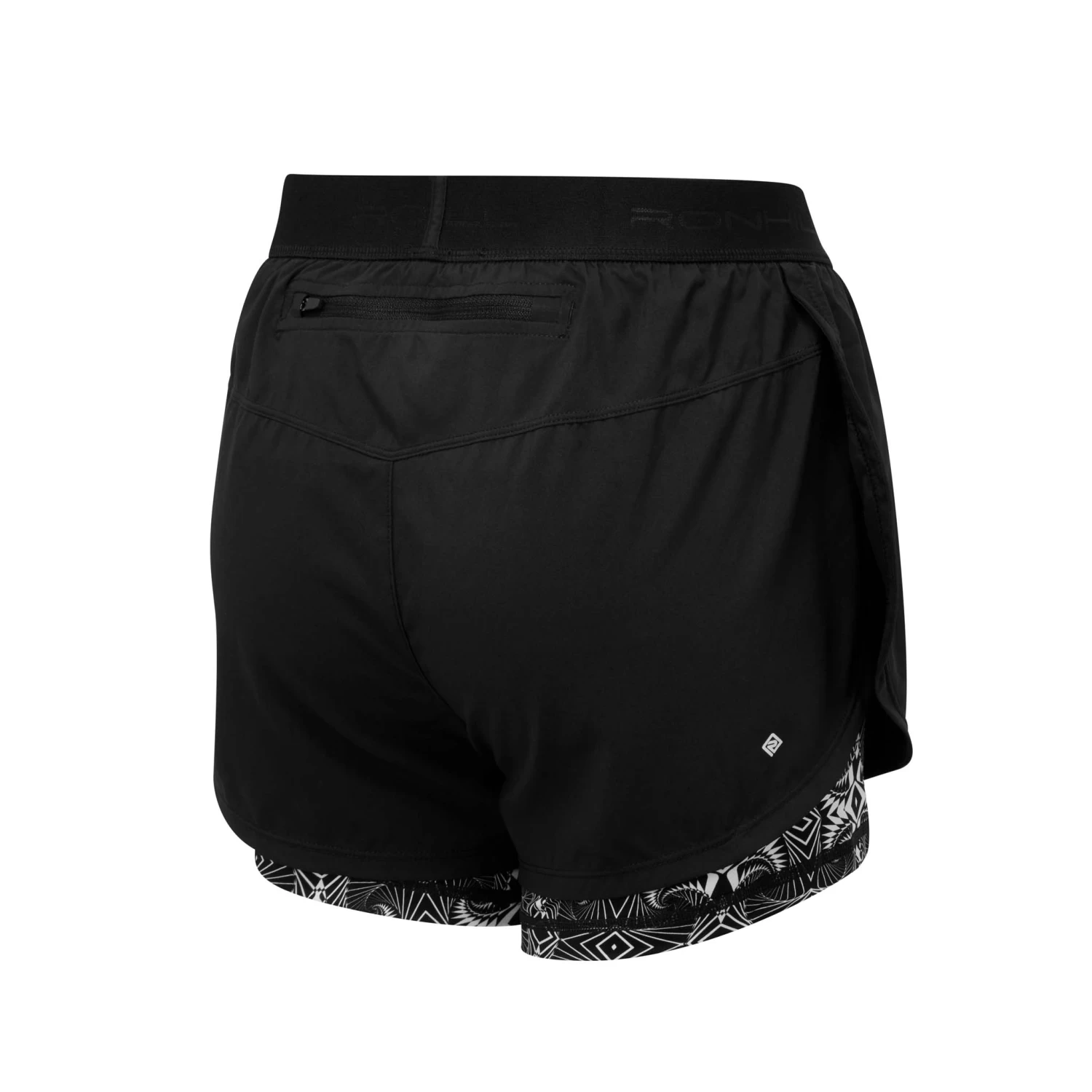 Ronhill | Women's Life Twin Short - Black - Image 2