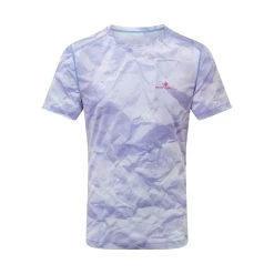 Ronhill | Men's Tech Golden Hour Tee - Lake Blue Crinkle