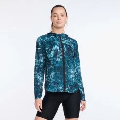 2XU | Women's Aero Jacket - Trailscape Blue